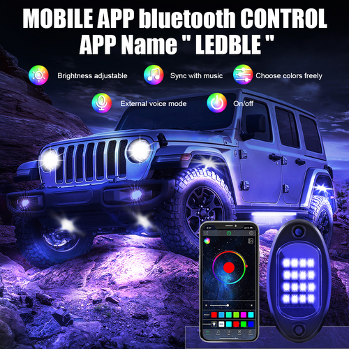 GlowRide RGB Car LED Lights